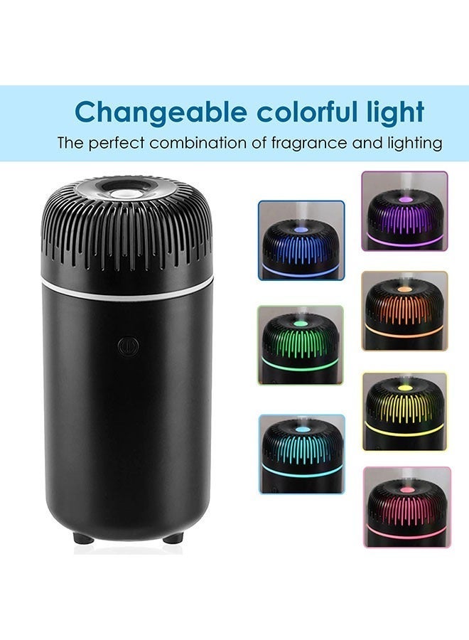 Car Diffuser Humidifier, Essential Oil Diffuser Spray, Usb Mini Portable Diffuser For Car Home Office Bedroom (Black) - Image 3