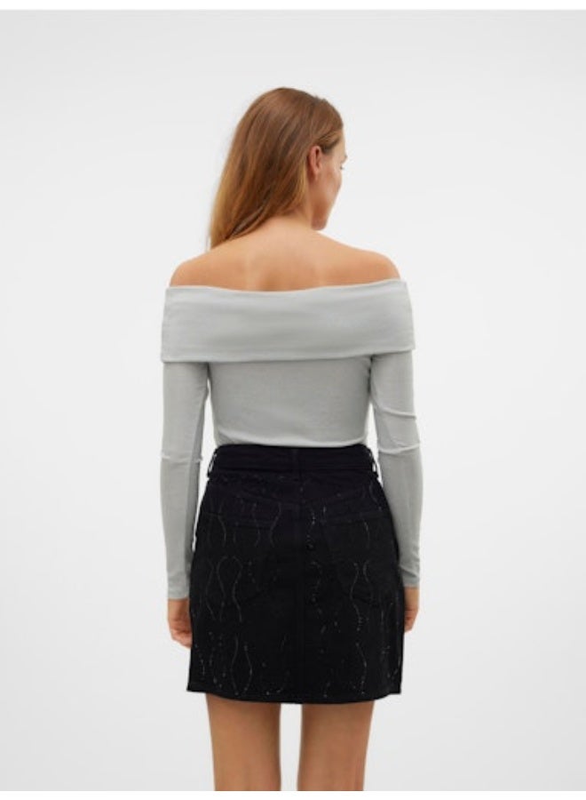 VERO MODA VERO MODA Womens Dynasty Longsleeve Off Shoulder Top  - Image 3