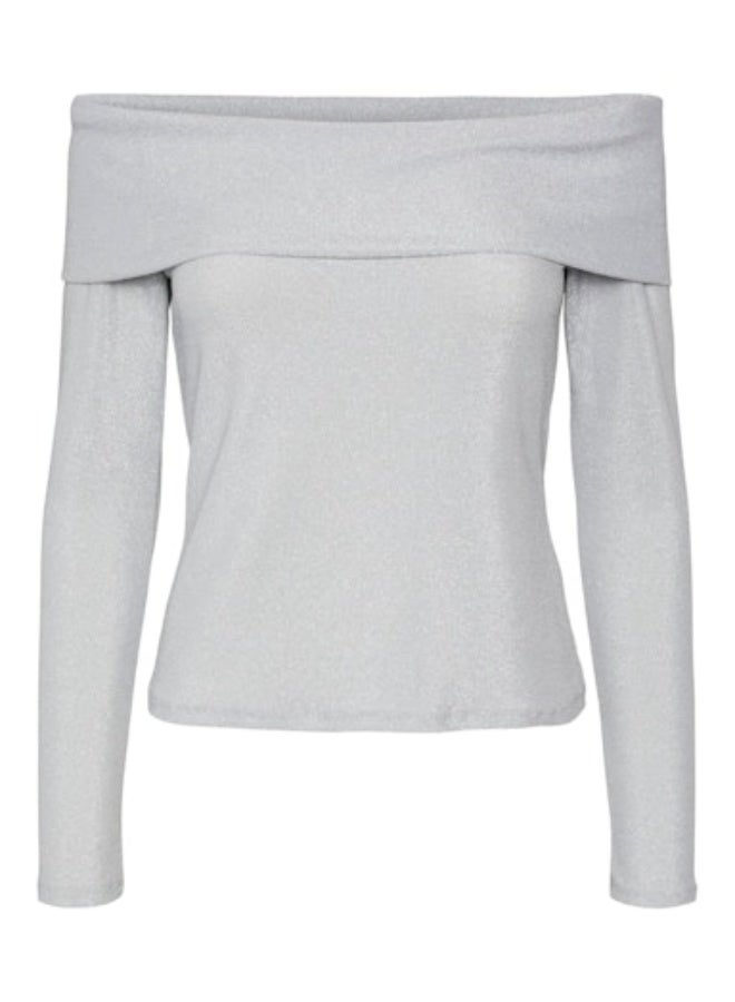 VERO MODA VERO MODA Womens Dynasty Longsleeve Off Shoulder Top  - Image 1