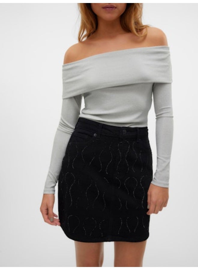 VERO MODA VERO MODA Womens Dynasty Longsleeve Off Shoulder Top  - Image 5