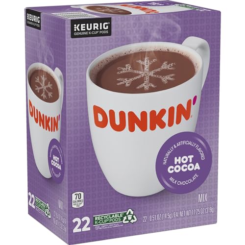 Dunkin Donuts Dunkin' Donuts® Milk Chocolate Hot Cocoa Single-Serve K-Cup®, Box Of 22 - Image 4