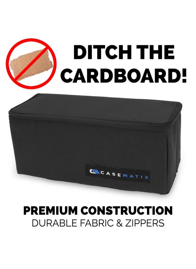 CASEMATIX CASEMATIX Graded Card Case Light Duty Compatible with 30 BGS PSA Graded Sports Trading Cards, Collapsible Graded Slab Trading Card Box with Three Graded Card Storage Box Internal Dividers  - Image 2