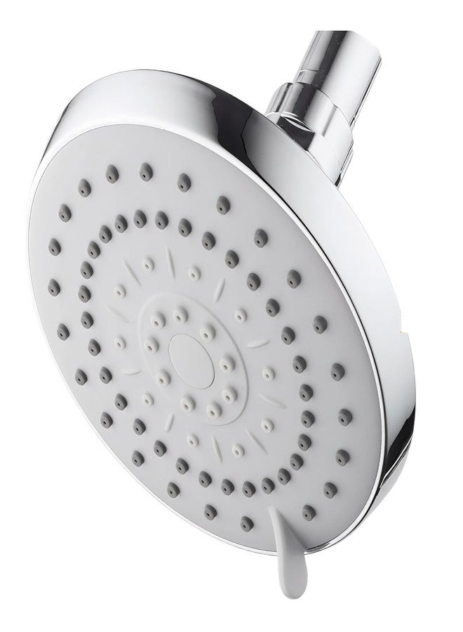 CARNIVAL Luxury Adjustable Multi Flow 5 Mode Function ABS (5" inch) Round Shaped Overhead Shower Without ARM | Pellet,Massage & Rain Flow Shower Head For Bathroom - Image 1