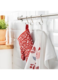 Zaboon Oven Glove, Patterned/Red  - Image 5
