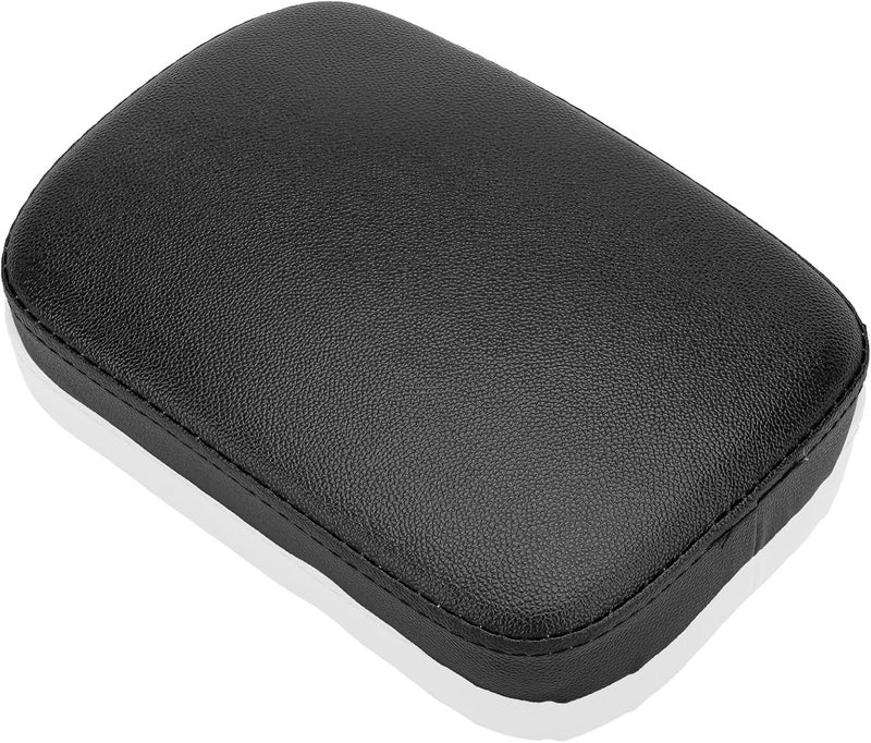 VG MOTO Motorcycle Rectangular Passenger Pad Seat Rear Leather Pillion Cushion with 8 Suction Cups - Image 5