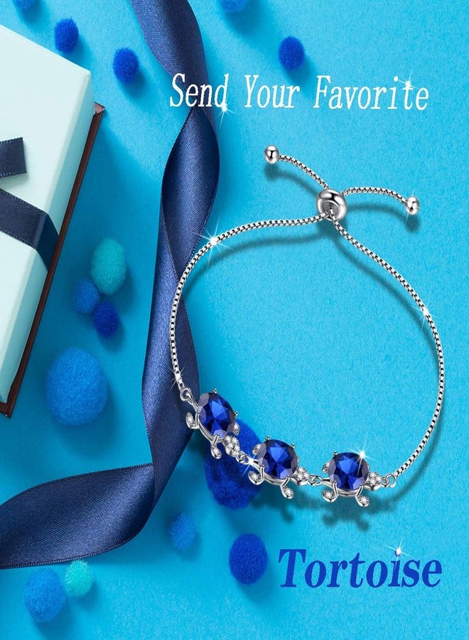 Aurora Tears Turtle Bracelets Blue Women Animal Turtles Women Bracelets Jewelry for Wedding Bridal Birthday Gift DB0113S - Image 2