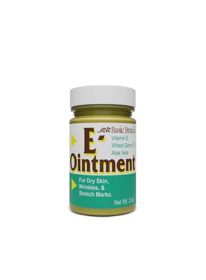 Basic Organics Basic Brands Vitamin E Ointment, 2 oz, Original (Pack of 3) - Image 1