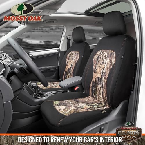 Mossy Oak Low Back Camo Seat Covers, Airbag Compatible, Universal Fit, Fits Most Bucket Seats - Made with Premium Waterproof Neoprene Fabric - Official Licensed Product - Image 2