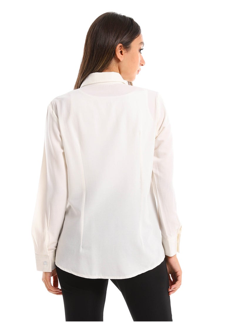 Master Jeans - Women Long sleeve buttoned down shirt - Image 1