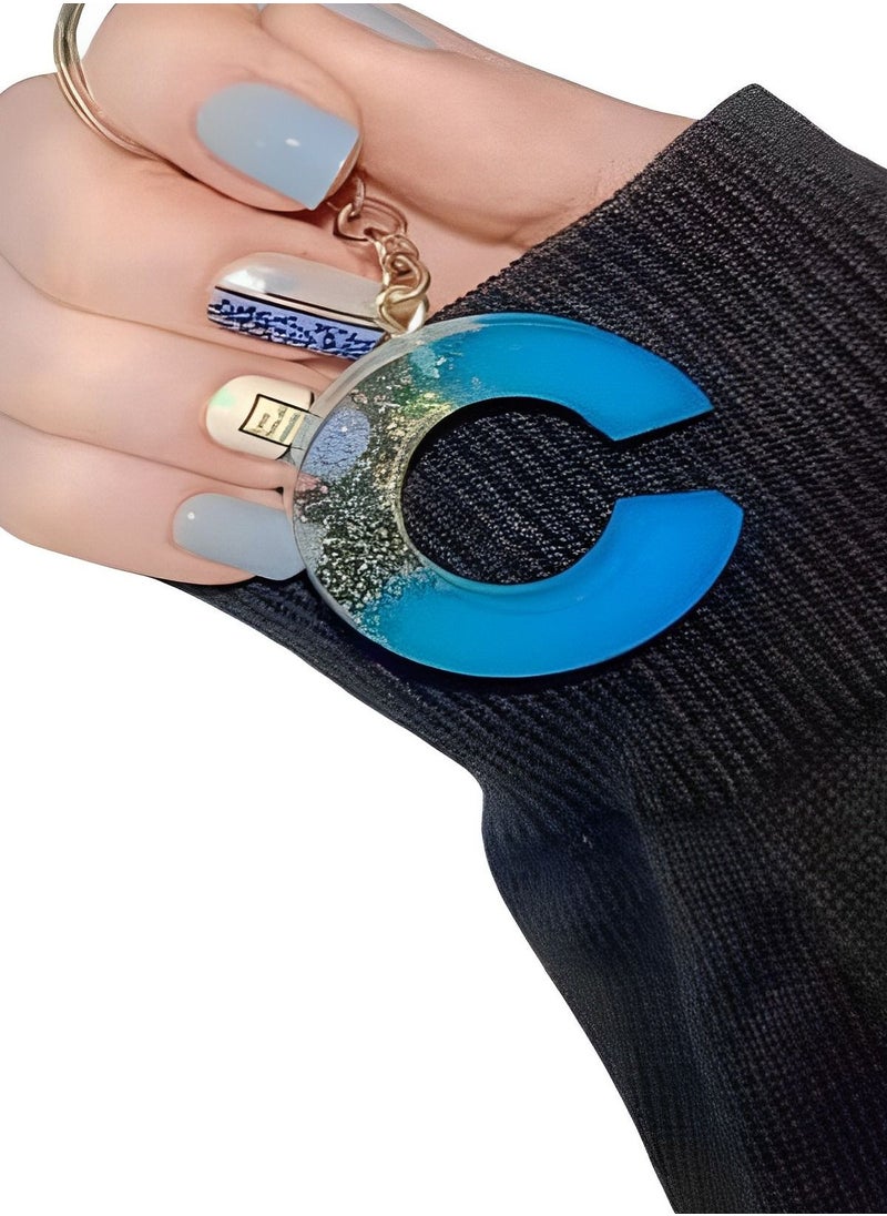 Generic - Alphabet Letter Keychain- Letter (C) - Image 1
