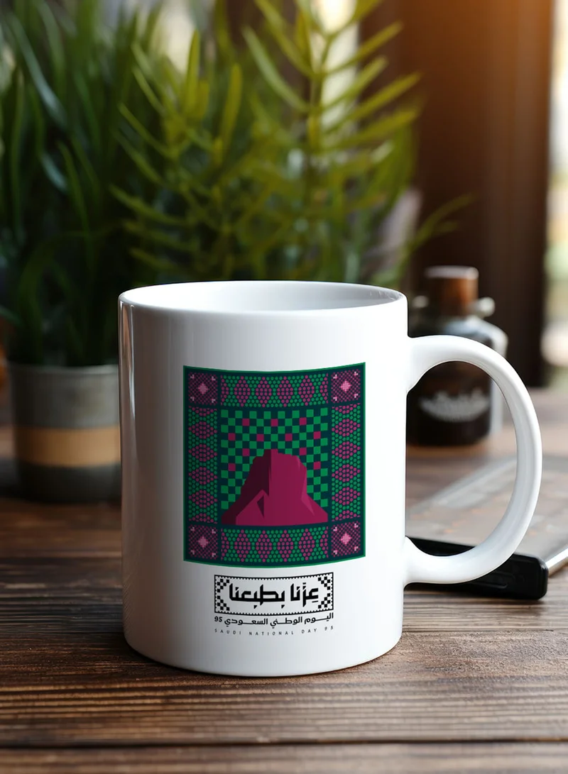 LOWHA Ceramic 11 oz Mug for Saudi National Day