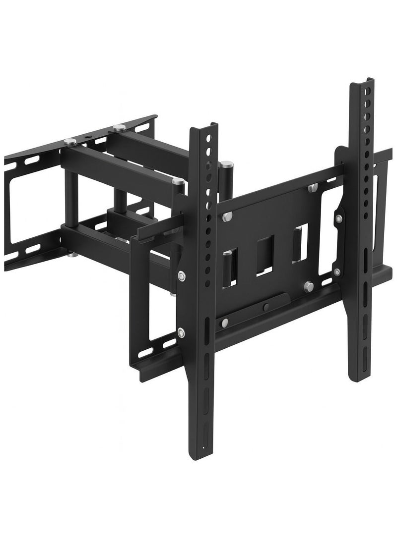 ACPLAY Full Motion TV Wall Mount for 32–85 Inch TVs, Dual Arm Swivel & Tilt Bracket, Fits VESA up to 600×400mm, Heavy Duty Wall Mount Holds 65kg/143lbs, Low Profile Articulating TV Mount - Image 1