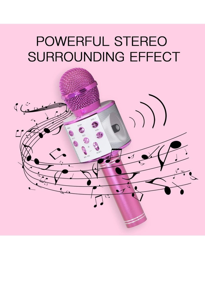 Generic Wireless Bluetooth Karaoke Microphone for Kids Girls Gifts for 5-10 Year Old Boys, Girls  - Image 2