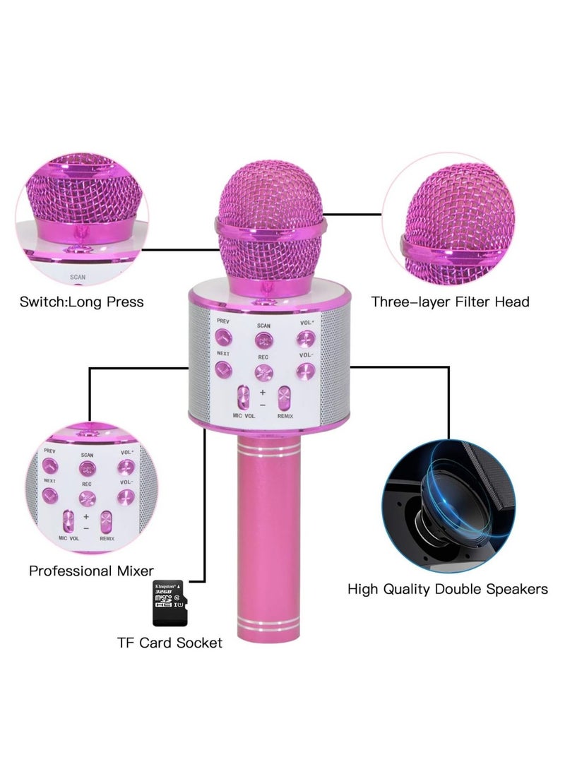 Generic Wireless Bluetooth Karaoke Microphone for Kids Girls Gifts for 5-10 Year Old Boys, Girls  - Image 5