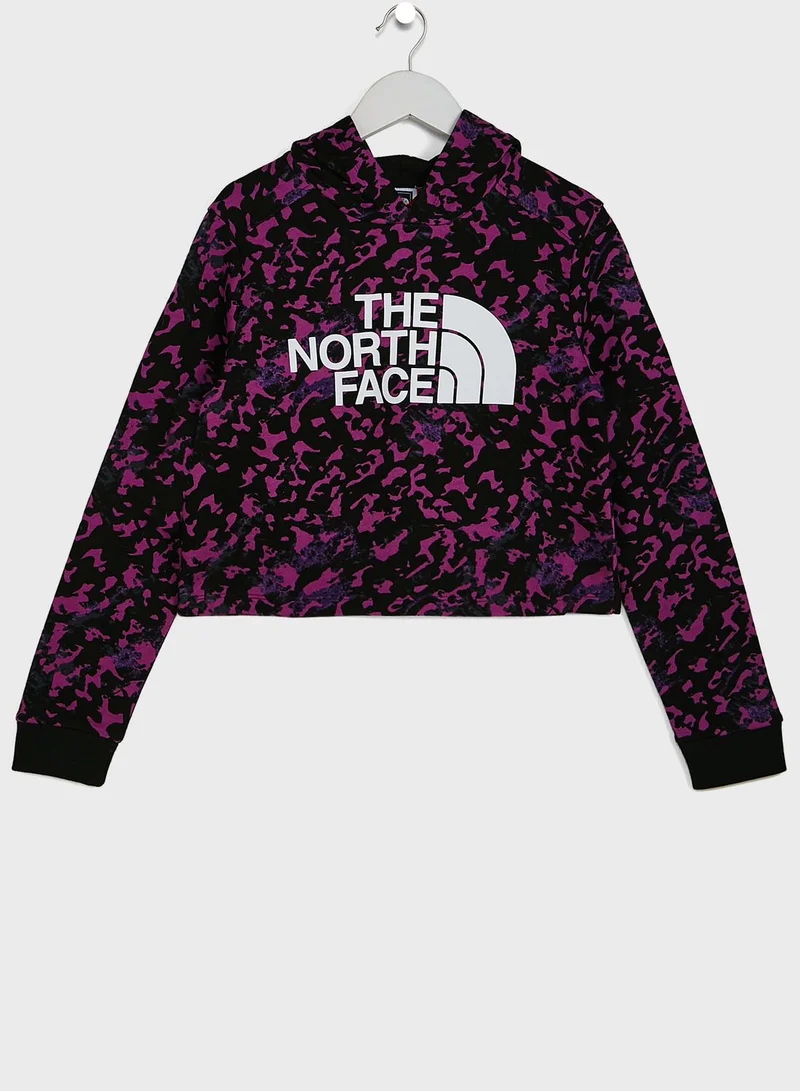 northface Youth Drew Peak Cropped Hoodie