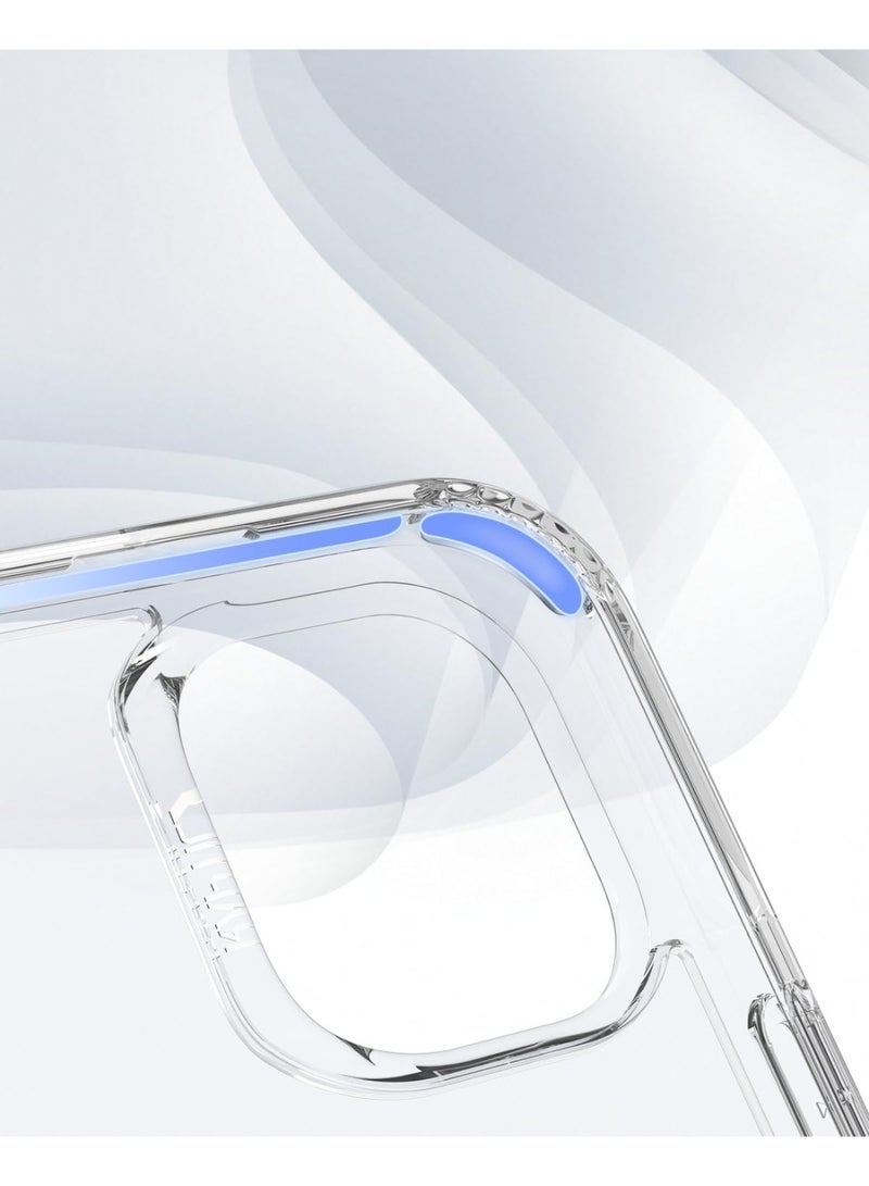 RAPTIC غطاء حماية شفاف لجهاز آيفون 17 متوافق مع MagSafe [اختبار السقوط من ارتفاع 13 قدم] - أبيض شفاف - Image 4