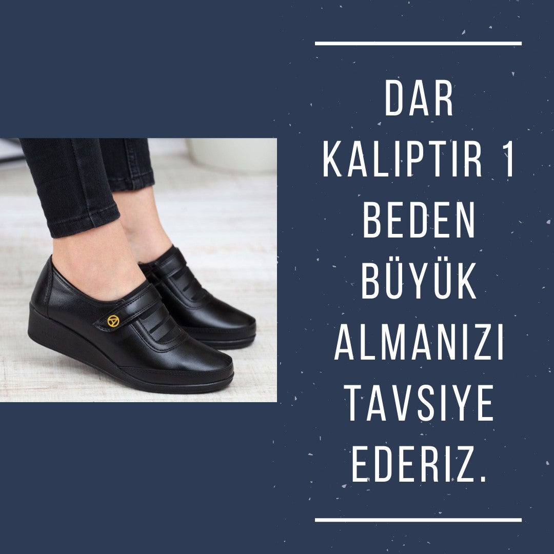 أحذية نسائية سوداء كلاسيكية طبية للأمهات أحذية بال...