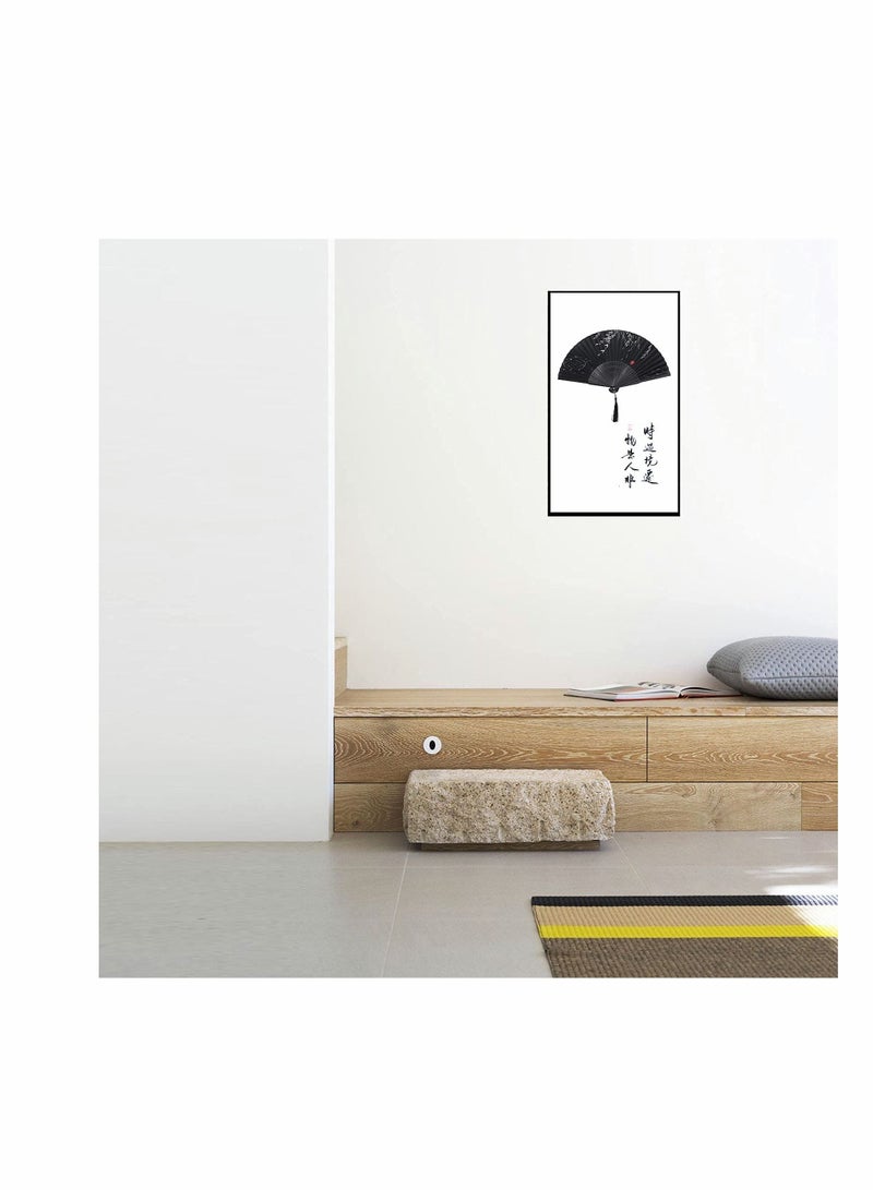 KASTWAVE Foldable Fan Handheld Fabric Bamboo Fan Vintage Style Hand Held Folding Fans for Party Wedding Dancing Decoration - Image 3