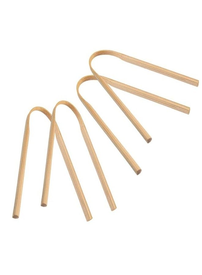 SUNISA Bamboo Breath Enhancer Pack of 4 Tongue Cleaner for Adults | U Shaped Biodegradable Wooden Antibacterial Tongue Scraper for Oral Care | For Natural & Eco-Friendly Tongue Cleaning - Image 1