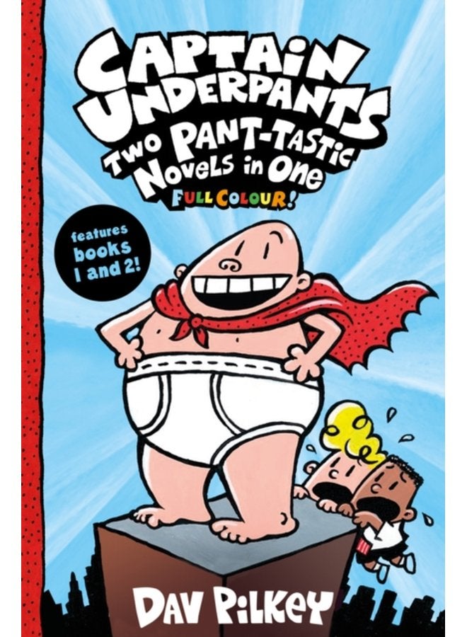 Captain Underpants Two Pant tastic Novels in One Full Colour - Paperback
