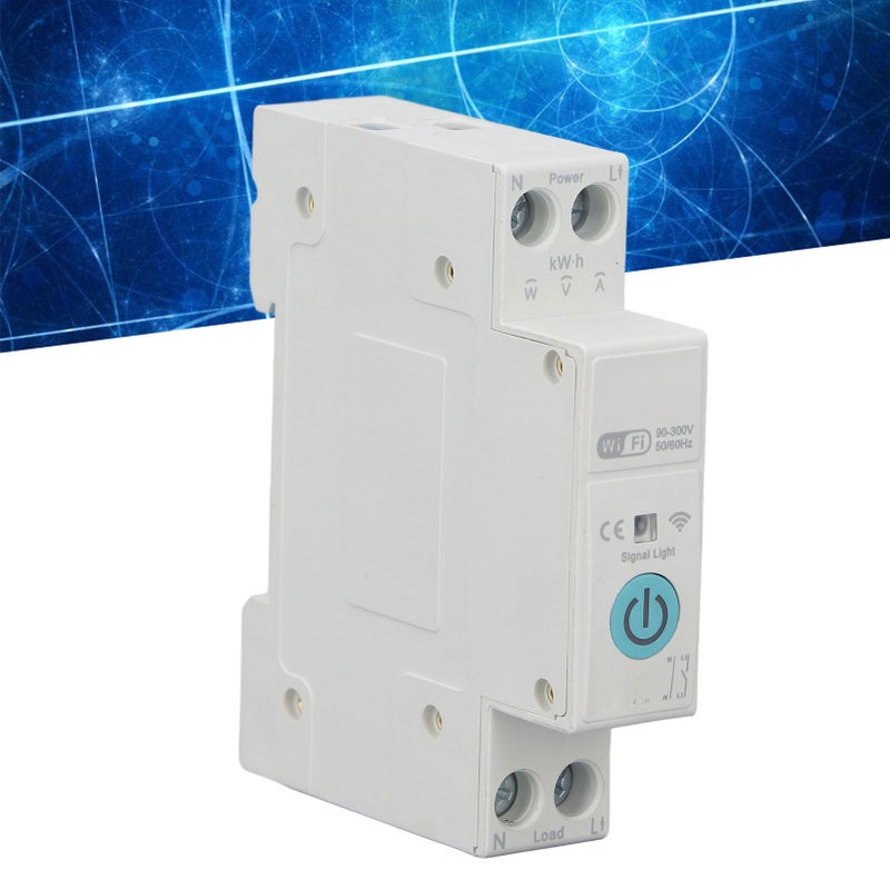 Smart WiFi Switch 1P 63A Manual Remote Voice Control Circuit Breaker with Power Metering for Tuya 90‑300V - Image 3