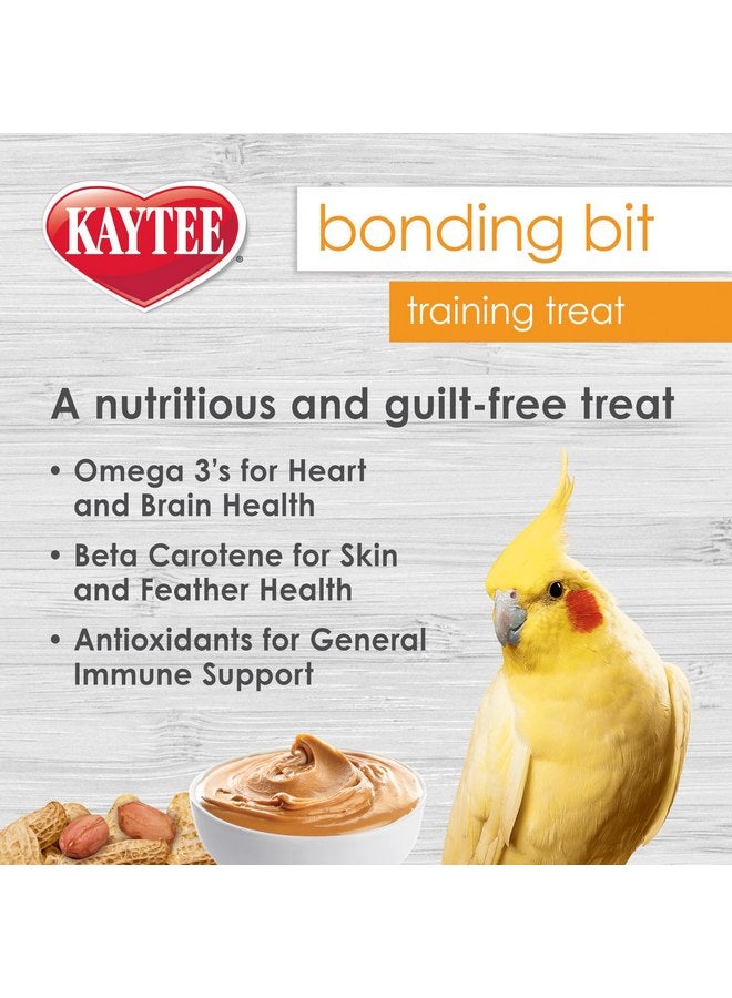 Kaytee Pet Bird Bonding Bits Training Treat for Conures, Cockatiels, Lovebirds, Parakeets, Amazons, African Greys, Ecletus, Pionus, Cockatoos and Macaws, 3 oz - Image 3