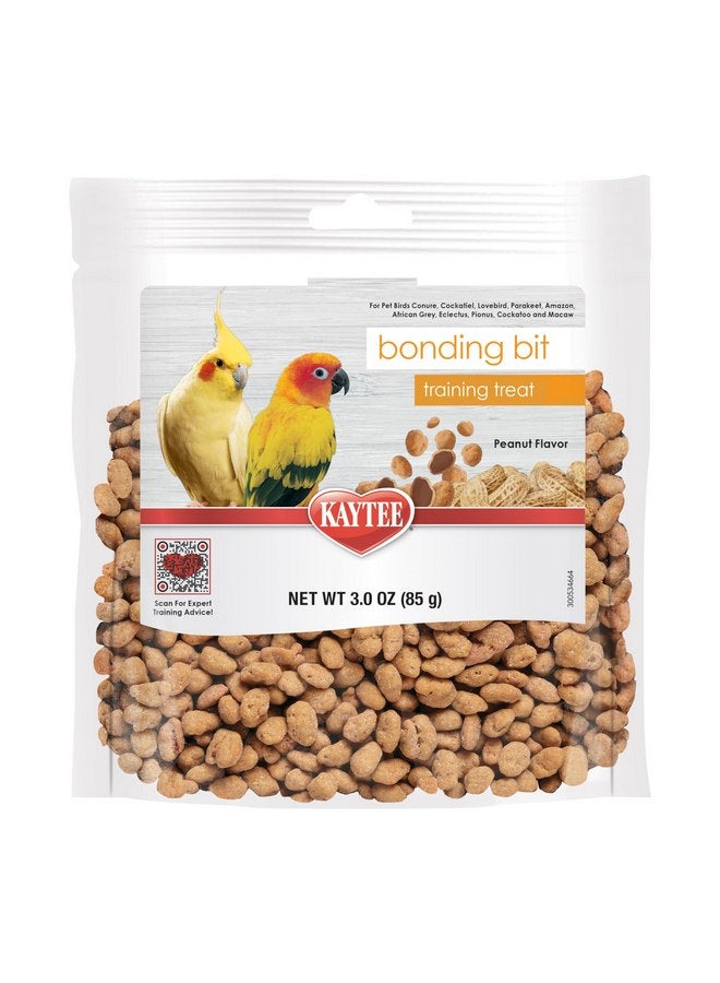 Kaytee Pet Bird Bonding Bits Training Treat for Conures, Cockatiels, Lovebirds, Parakeets, Amazons, African Greys, Ecletus, Pionus, Cockatoos and Macaws, 3 oz - Image 1