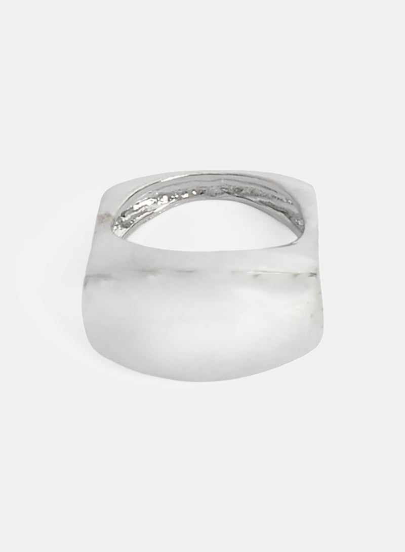 Akher el Ankoud Classic Wide Hollow Ring - Image 2