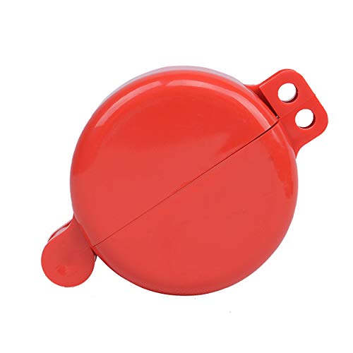 Induschoice Water Spigot Lock/Valve Lockout/Gas Cylinder Lockout,Hose Bib Lock and Faucet Locks Fits Size 1'' to 2-1/2" Red - Image 2