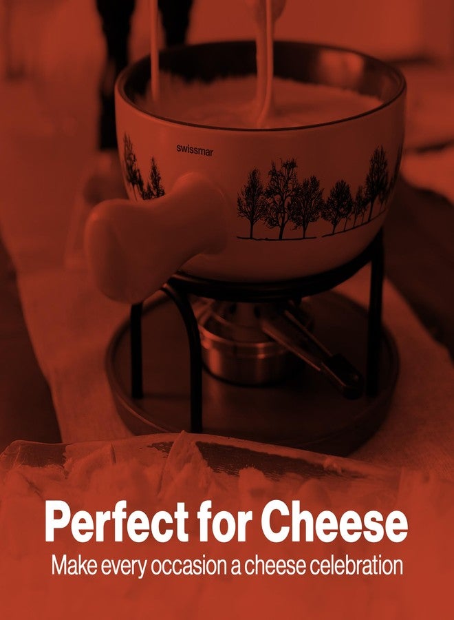 Swissmar Jura Ceramic Fondue Pot, 2.65L / 2.8QT – Pot Replacement for Cheese & Chocolate Fondue Maker – Durable Ceramic Caquelon – Safe for Cooktop, Oven & Microwave - Image 3