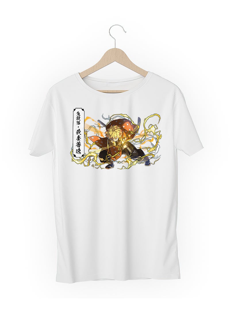 Fashion World Cotton T-shirt Printed with High-quality Anime Demon Slayer - Image 3