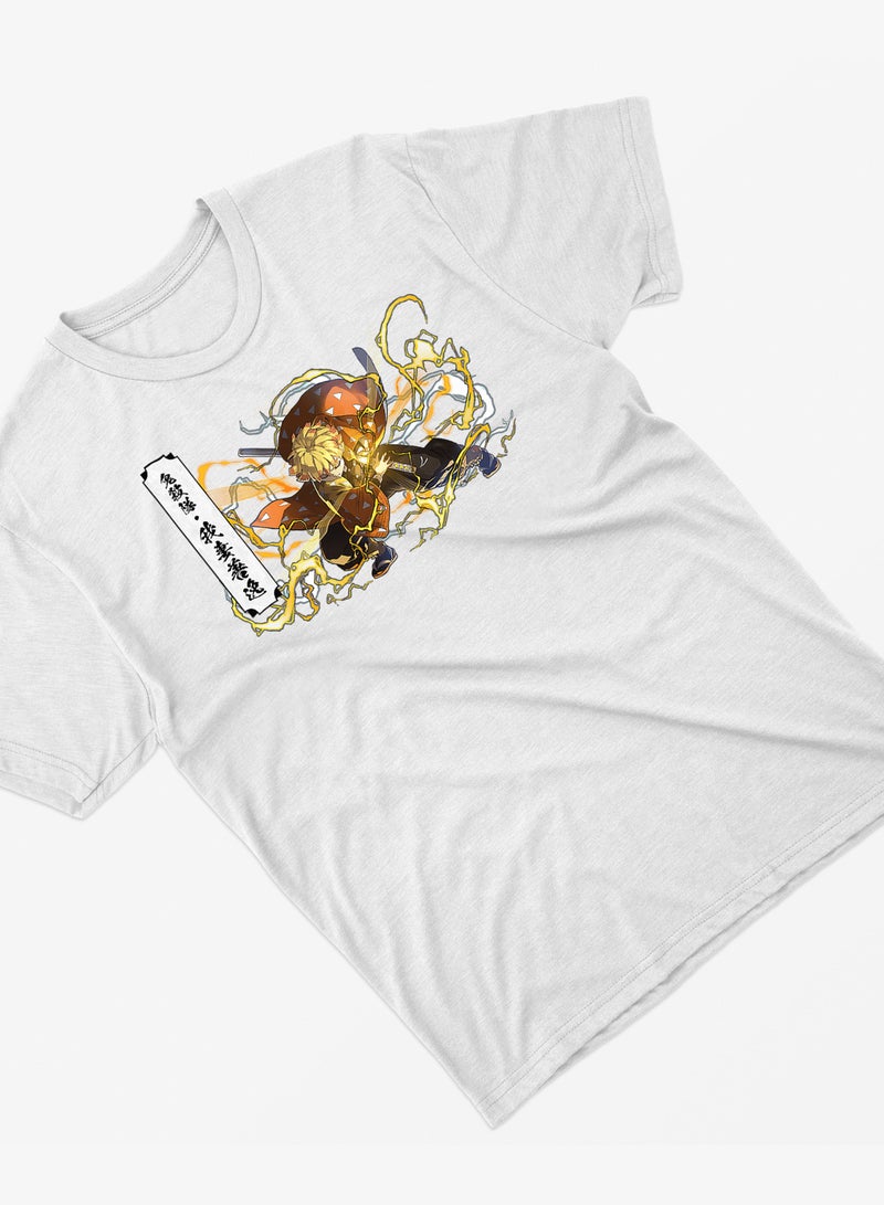 Fashion World Cotton T-shirt Printed with High-quality Anime Demon Slayer - Image 2