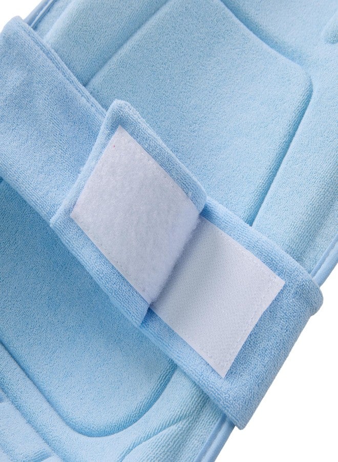 ComfyCarry Comfy Carry 2-in-1 Feeding Pillow, Adjustable Strap Support Terry Fabric | Breastfeeding Pillow | Infant Carrier | New Born Carrier | Nursing Reclined Carrier (Light Blue) - Image 5