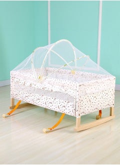 Baby Crib Baby Bassinet Bedside Bassinet Solid Wood With Mosquito Net Baby Sleeping Bedside Bassinet For Baby - pzsku/ZE5AA41C422E7A4815692Z/45/_/1724902432/1f3ed760-8b9b-4810-a727-039c882e2fb6