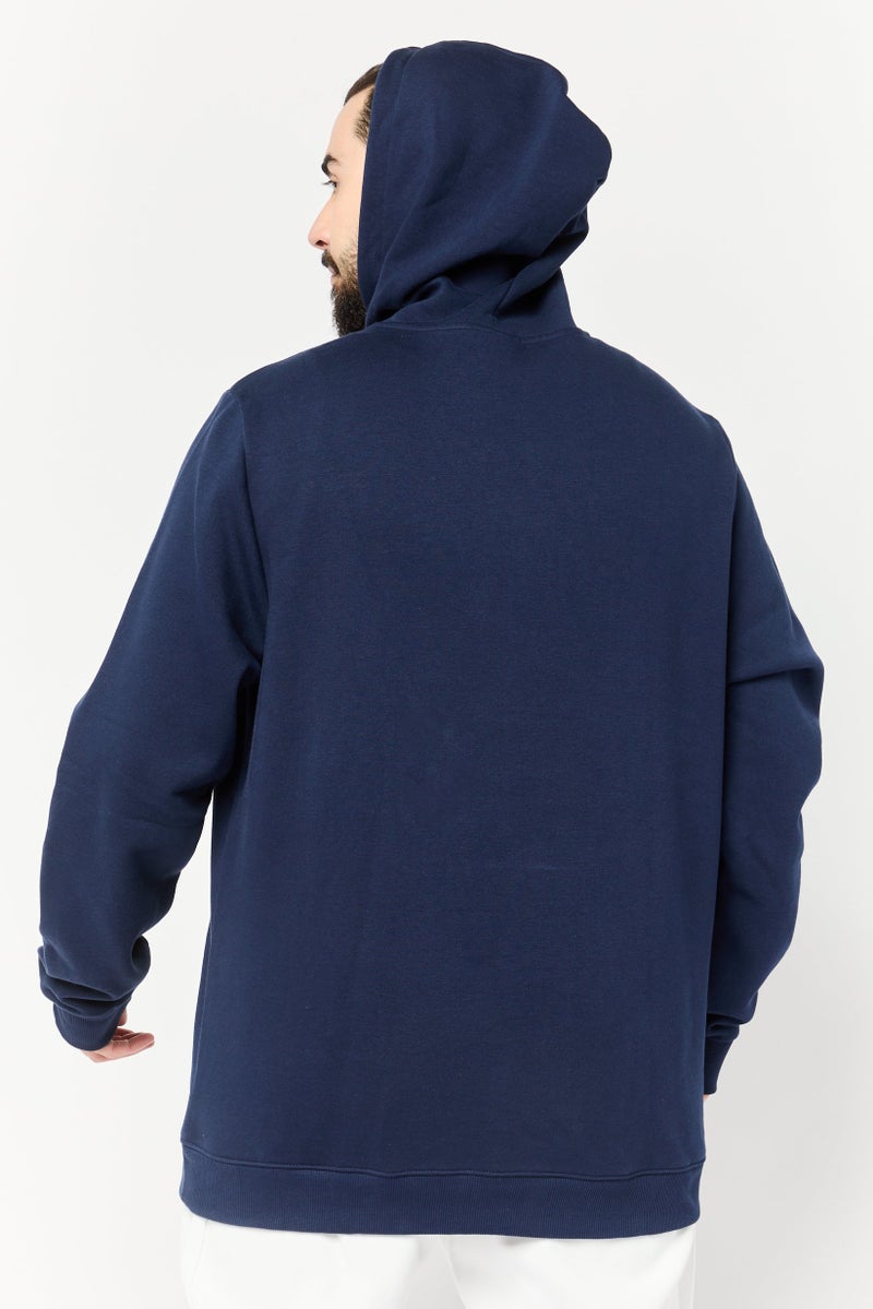 Reebok Men Sportswear Fit Long Sleeve Outdoor Sweatshirt, Navy  - Image 3
