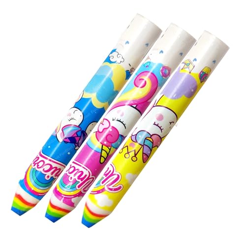 Crackles Cutest Pencil Shaped Printed Long Erasers- Pack of 10 for Birthday Return Gifts - Image 5