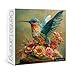 Larkipuzz Colorful Hummingbird Flower Puzzles for Adults 1000 Pieces Aesthetic Bird Wildflower Jigsaw Puzzle Difficult Animal Art Puzzles - Image 2