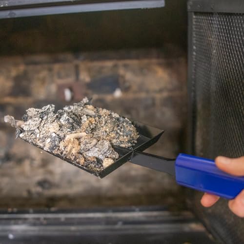 CKLT 15in Fireplace Ash Shovel for Fire Pit & Indoor Fireplace - Solid Iron Gardening Shovel - Image 3