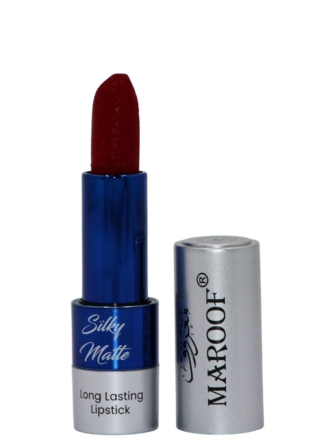 MAROOF Silky Matte Long Lasting Lipstick 3.8g, 06 Majestic Maroon - Image 4