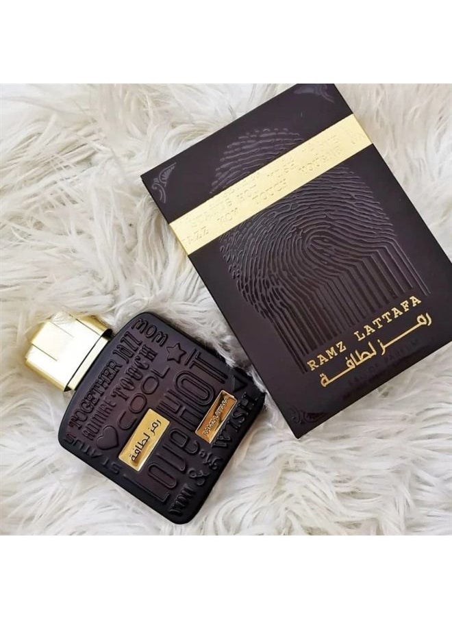 Lattafa Perfumes LATTAFA Ramz Lattafa Gold for Women Eau de Parfum Spray, 3.4 Ounce  - Image 2