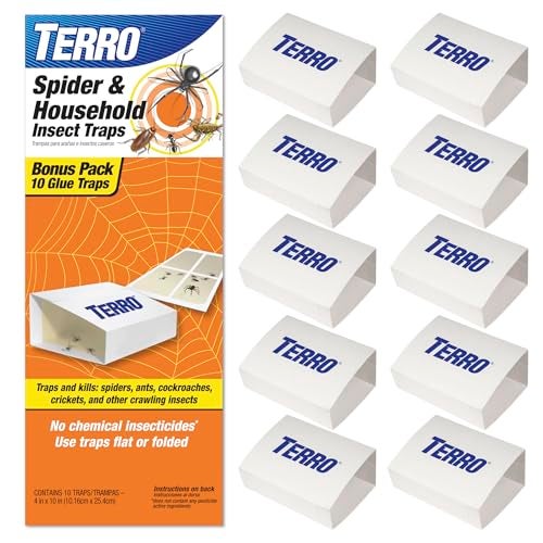TERRO Spider & Insect Trap T3206-10 - Pack of 10 Insect Traps - Image 1
