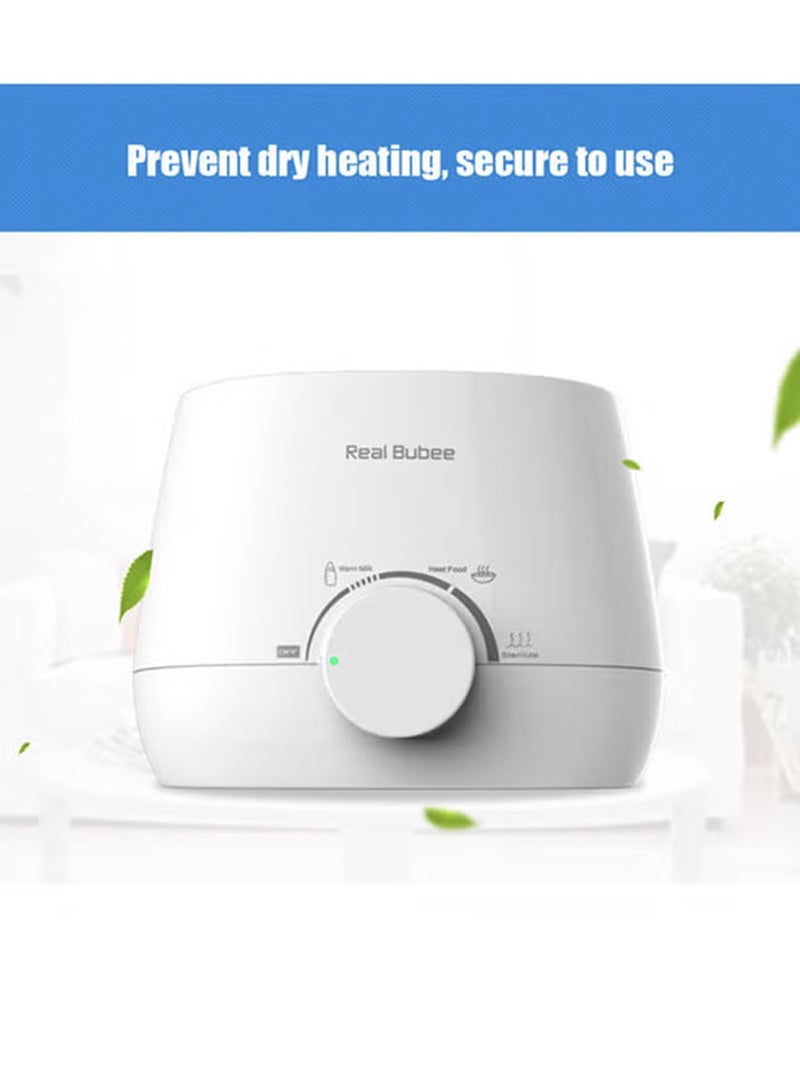 Real Bubee Multifunctional Baby Double Bottles Milk Water Warmer Baby Food Heater Steam Sterilizer 5-Minute Fast Warming Precise Temperature Control Auto Power Off - Image 5
