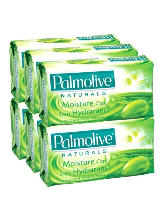 Palmolive 6-Piece Naturals Moisture Care Soin Hydrant Soap 6x90grams - Image 1