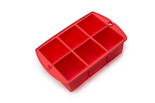 Tulz Mega Ice Block Tray, Silicone, Ruby, (37095) - Image 4