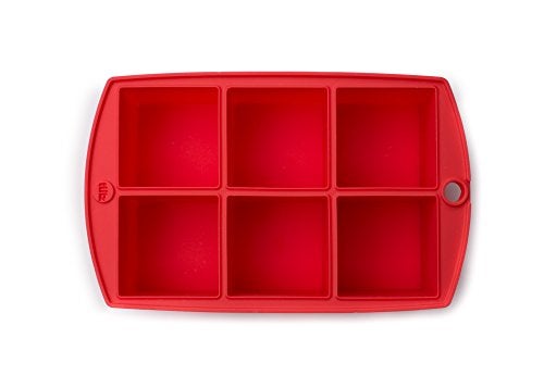 Tulz Mega Ice Block Tray, Silicone, Ruby, (37095) - Image 5