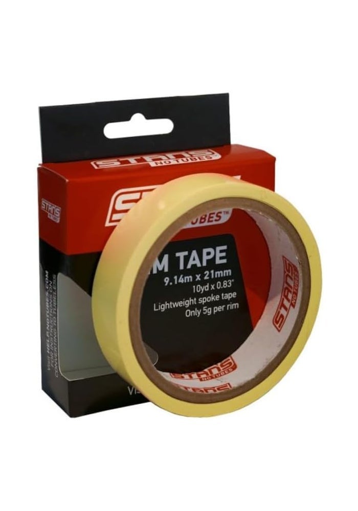 Stan's Tubeless Rim Tape | 10 Yard x 21 mm | Lightweight Sealant Tape | High-Pressure Performance | Fits Road & CX Rims