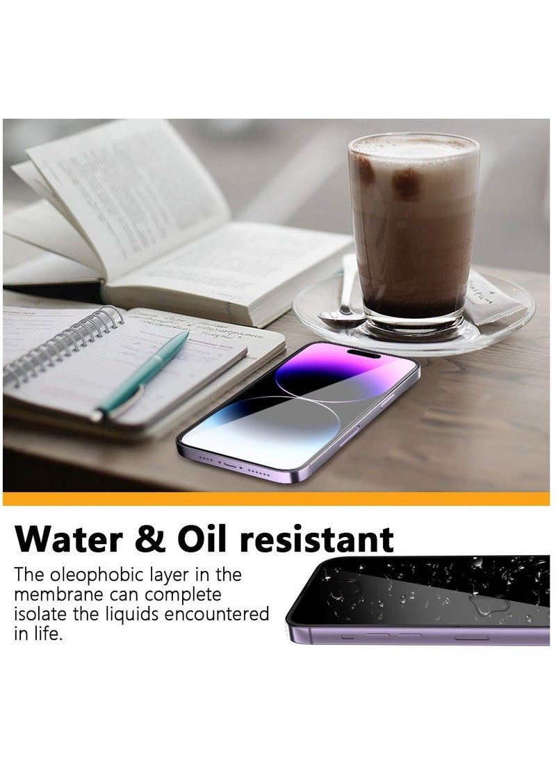 BORTONY Screen Protector for 14/14 Pro/13/13 Pro (6.1 inch) Premium HD Clear Tempered Glass Anti-Scratch Anti-Fingerprints Bubble-Free Ultra Resistant Compatible with Apple iPhone 14/14 Pro/13/13 Pro - Image 4