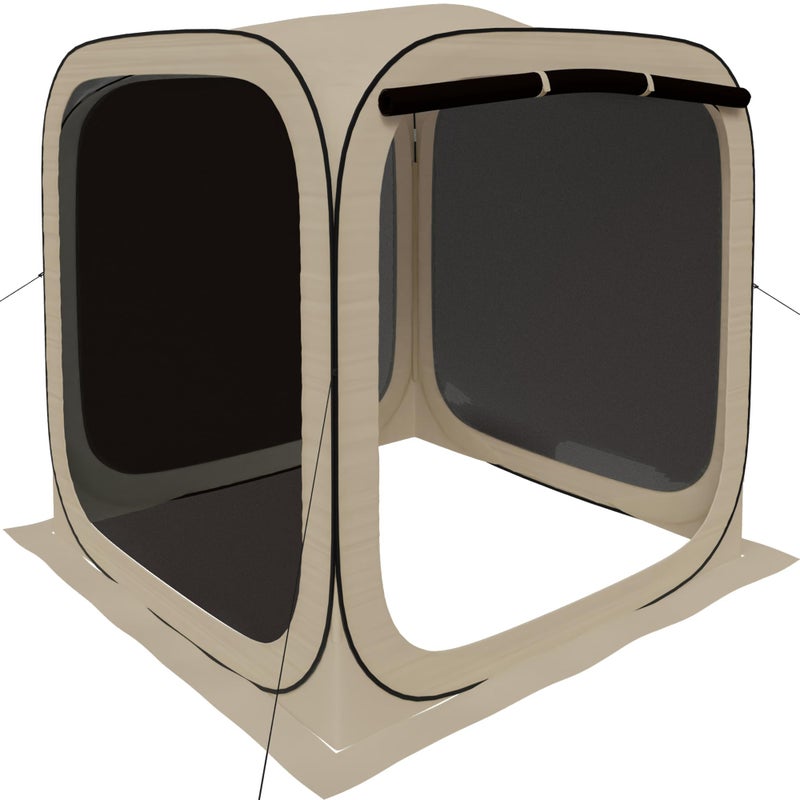 HOOYEAH Pop-up Tent Screenhouse, Portable Screened Tent Camping Canopy Foldable Instant Screen Room Outdoor Gazebo with Mosquito Net for Patio, Backyard, Garden and Outdoor Activities, 6x6 - Image 3