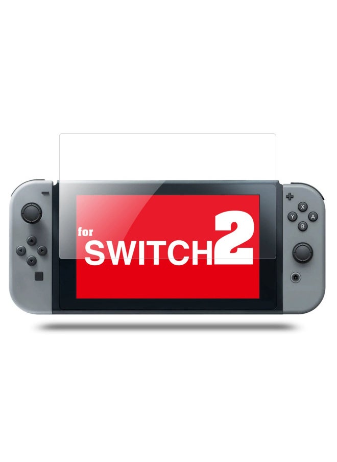 Generic Tempered Film For Nintendo Switch2 Game Console Switch2 Anti-Fingerprint Screen Protection Blue Light Steel Film-Colour:Switch 2 Tempered Film Bare Metal  - Image 1