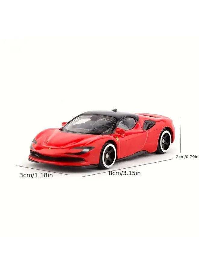 Ferrari F12 1 64 Scale Zinc Alloy Model Car Red Yellow Collectible Toy Gift - Image 3